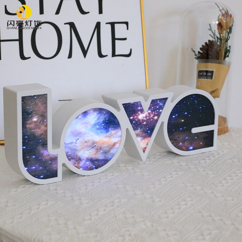 Valentines Day Decor LED LOVE Light Gift