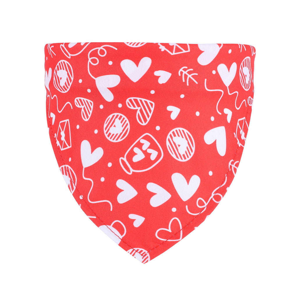 Valentine's Day Pet Saliva Towel
